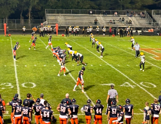 The Rockets playing the Homecoming Game.