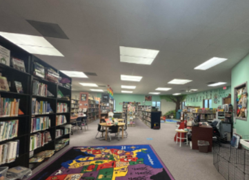 A current look at the interior at the Rochester Library