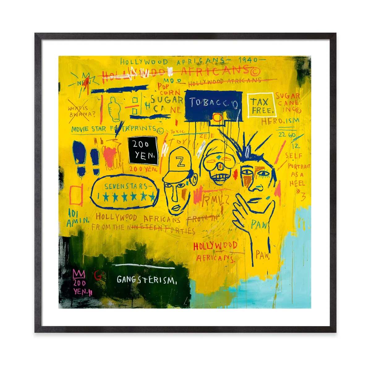 Jean-Michel Basquiat's Hollywood Africans